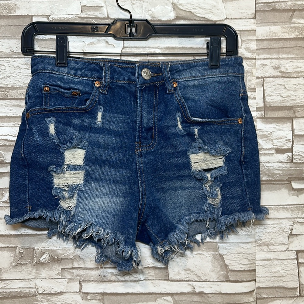 ALMOST FAMOUS distress denim shorts